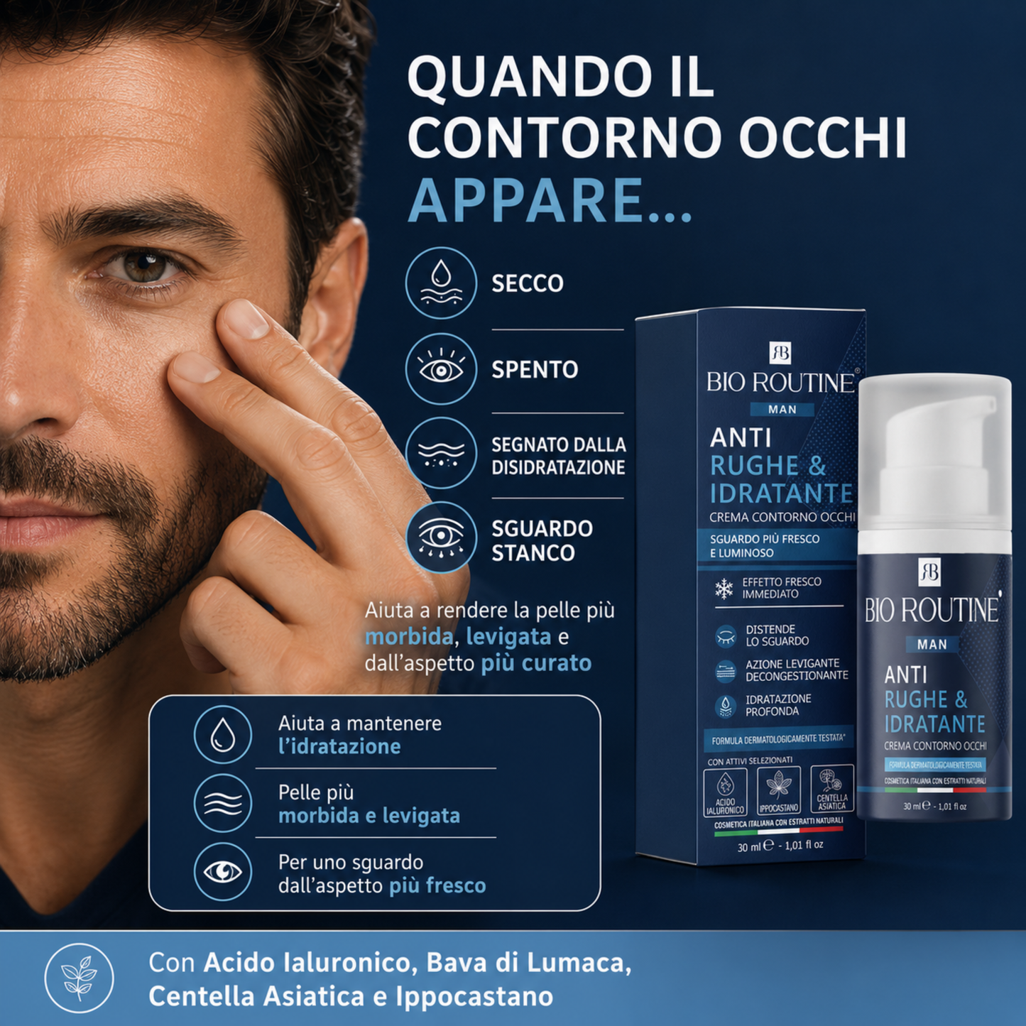 Crema Contorno Occhi UOMO