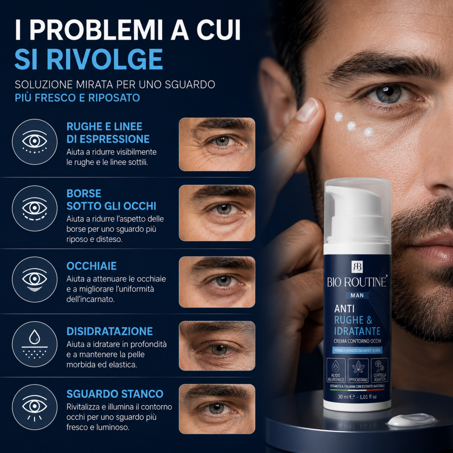 Crema Contorno Occhi UOMO