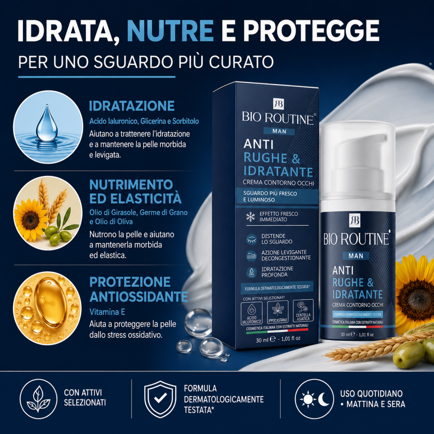 Crema Contorno Occhi UOMO