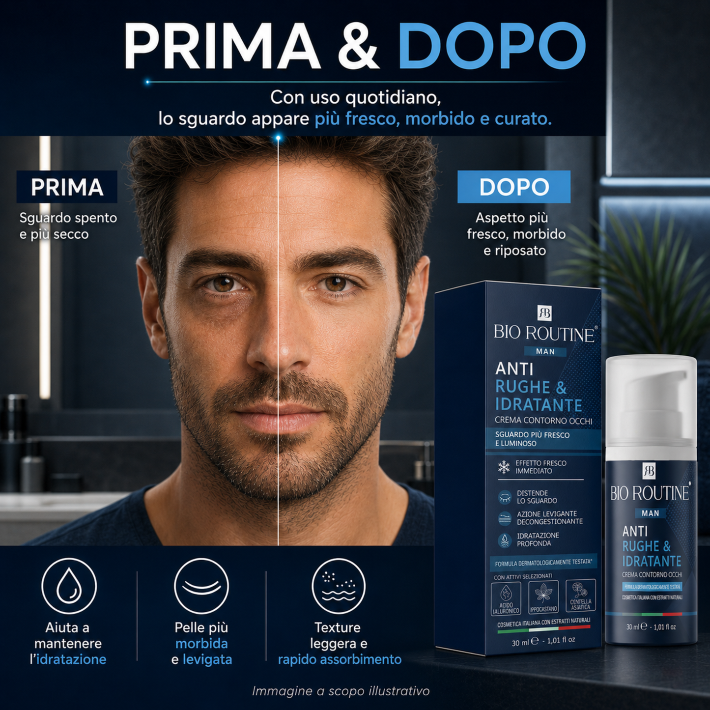 Crema Contorno Occhi UOMO